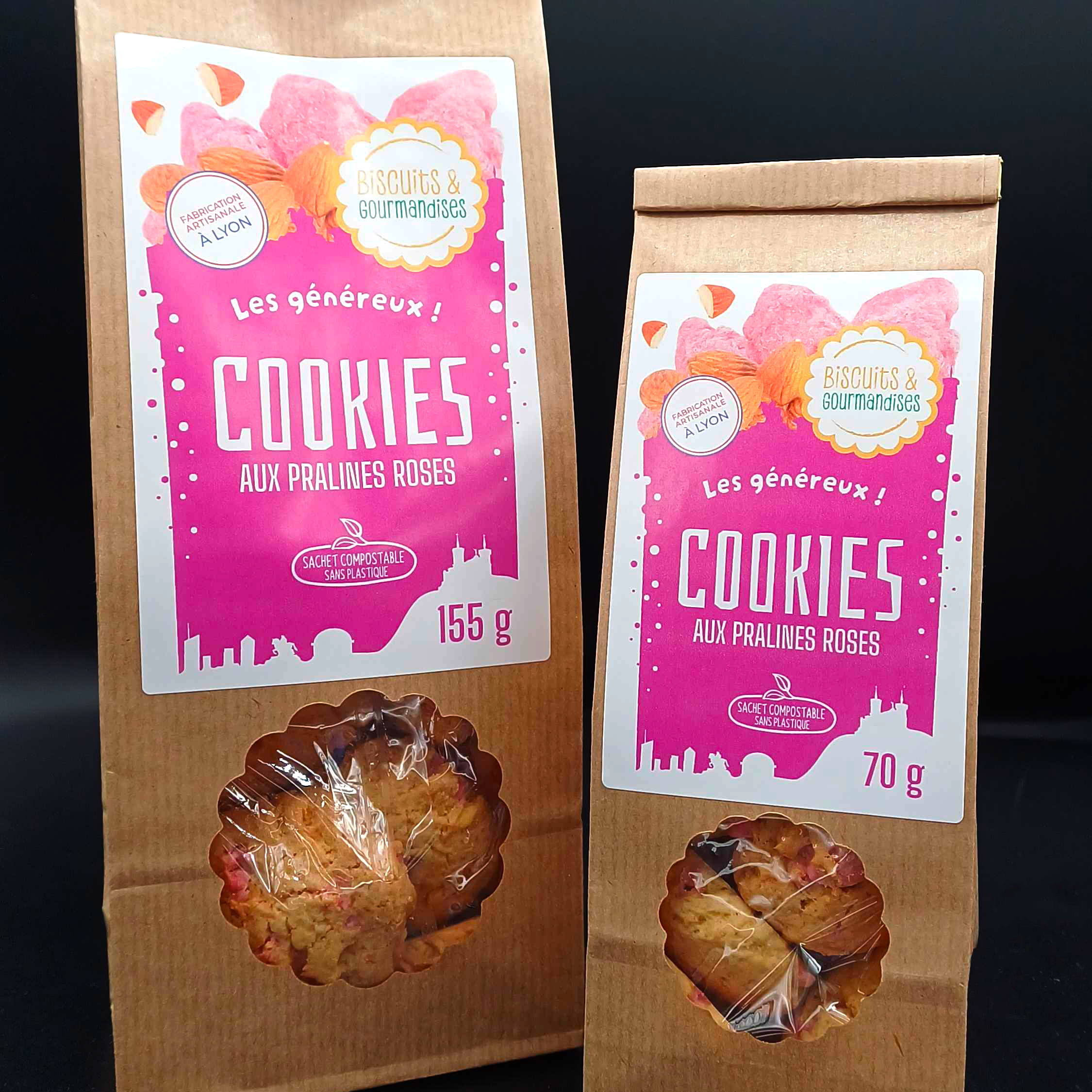 Cookies aux pralines
