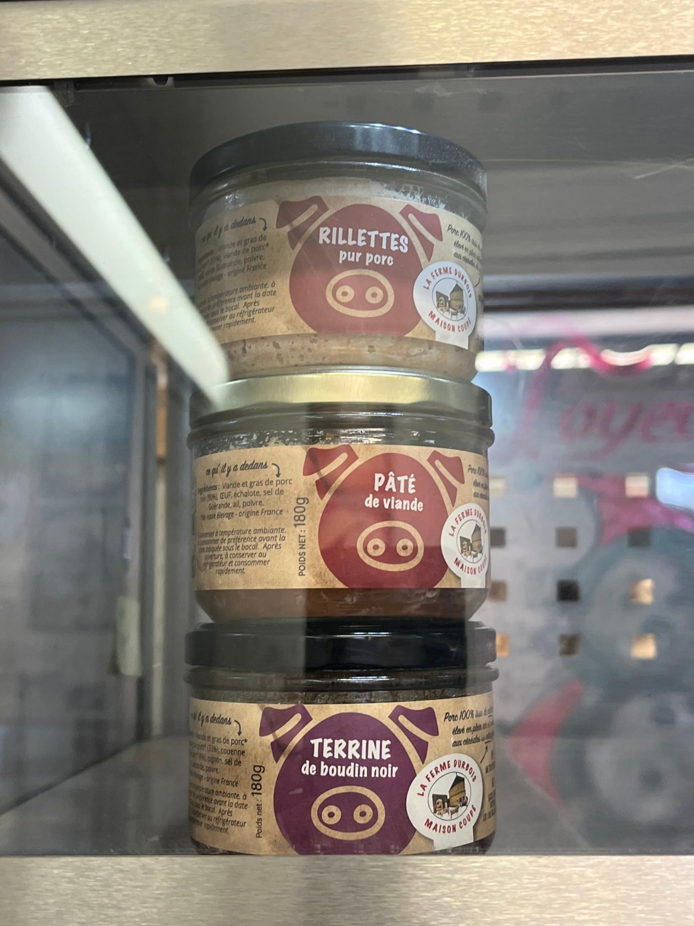 Lot de 3 terrines  LA FERME DURBOIS - 540g