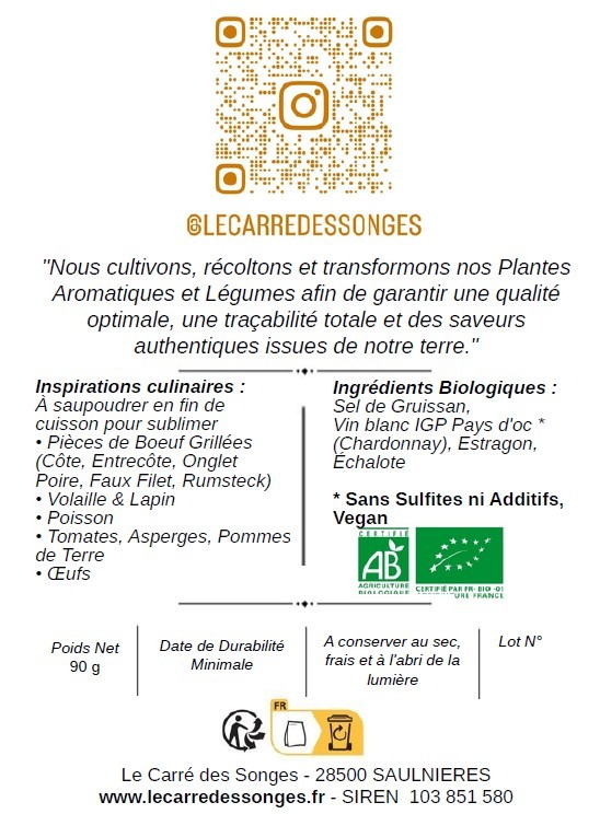 Sel La Béarnaise BIO - 90g
