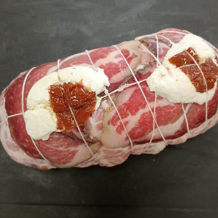 roti de veau farci coppa tomate séché chèvre 700 a 800 g