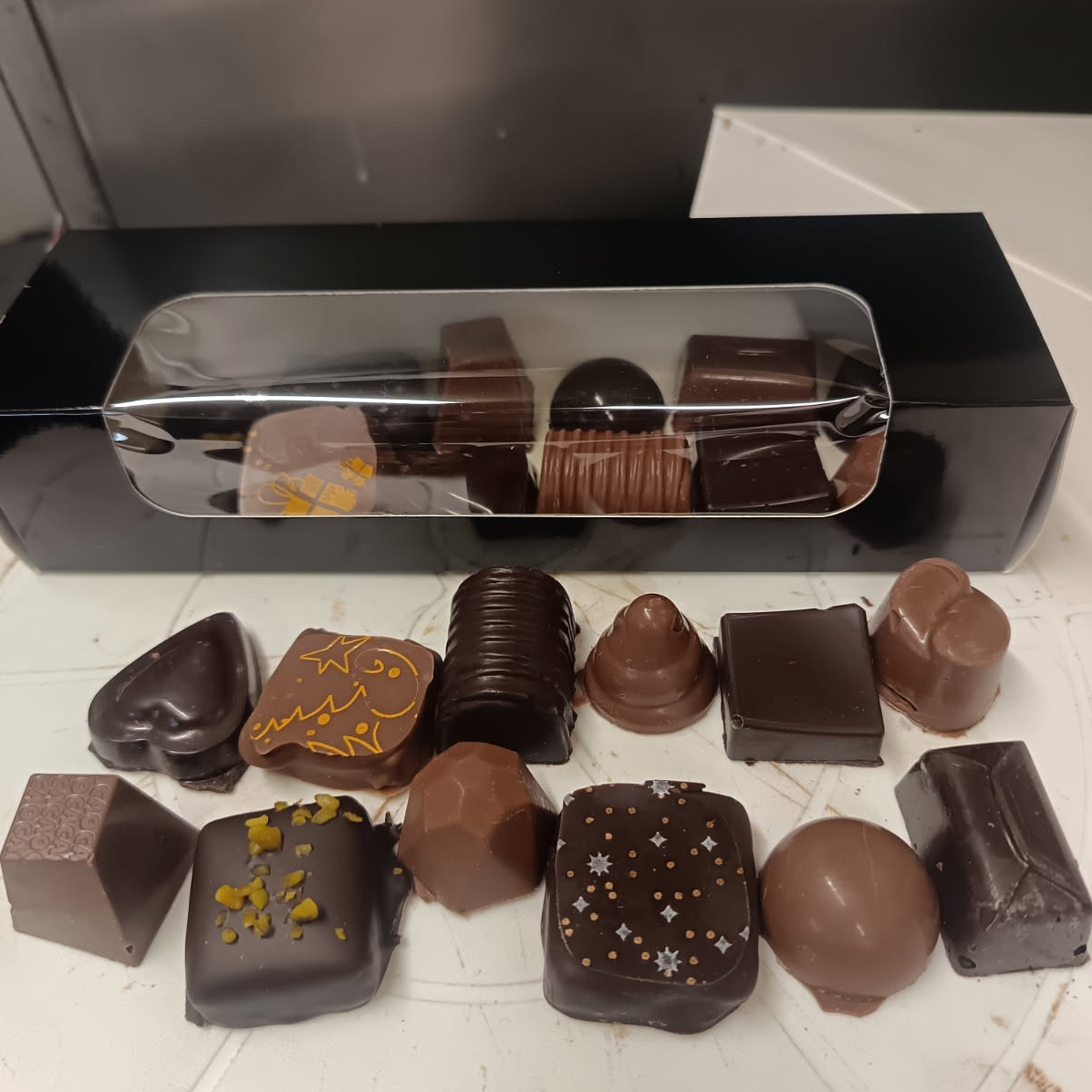 Ballotin de chocolat variés 150g Réglette