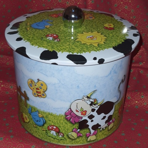 Boite avec assortiment de biscuits "Vache" - 600g