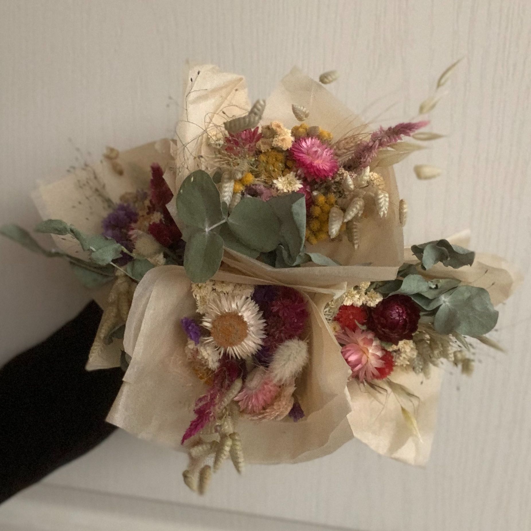 Mini bouquet de fleurs séchées