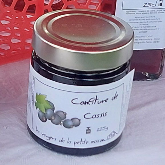 Confitures Cassis - 225g