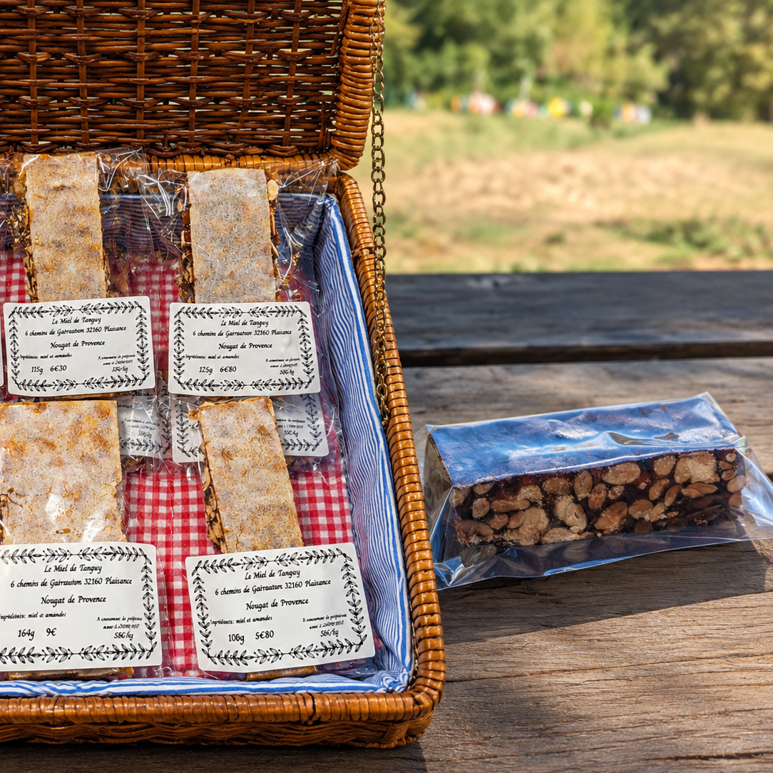 Nougat noir du gers - 100g