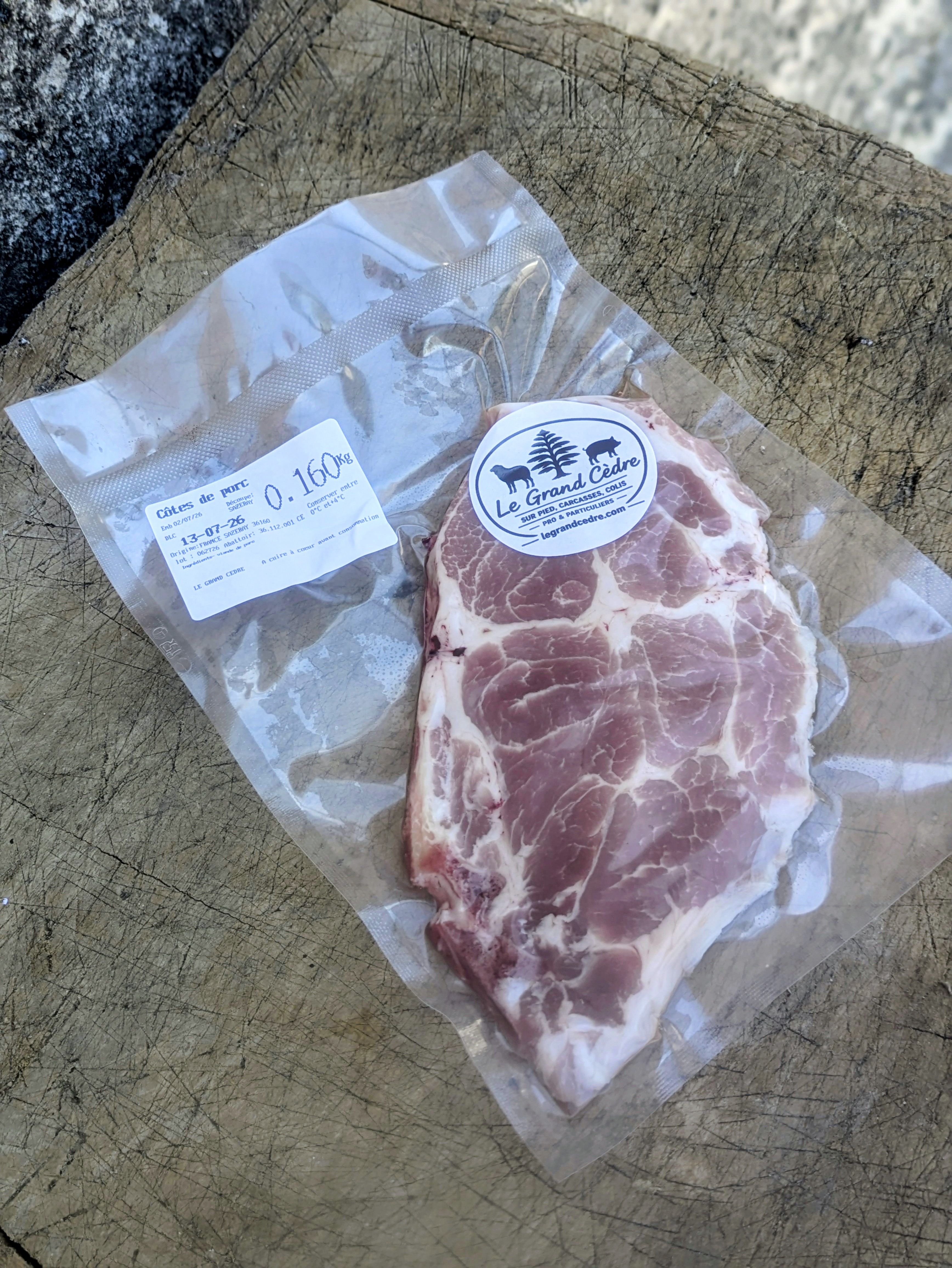 Côtes de porc