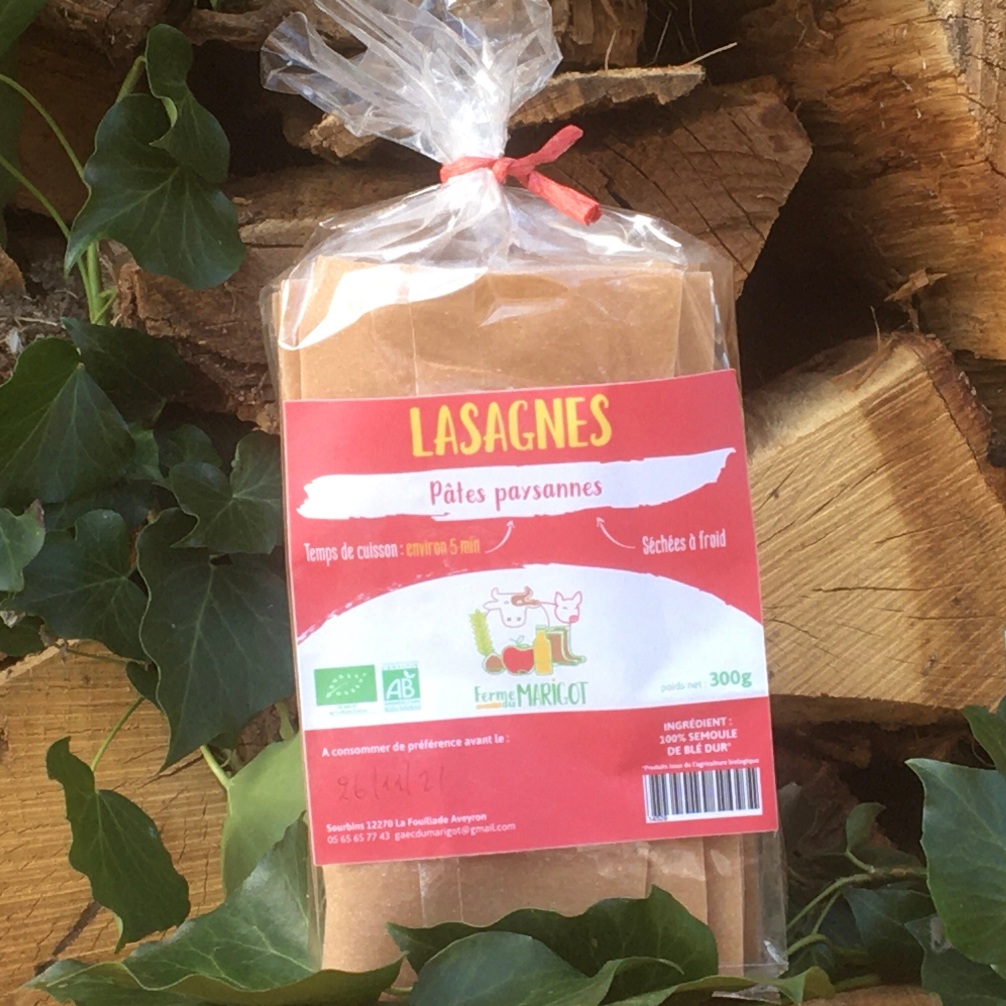 Lasagnes 300G - 0,3kg