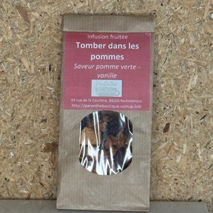 Infusion Tomber dans les pommes - saveur pomme verte, vanille - 50g