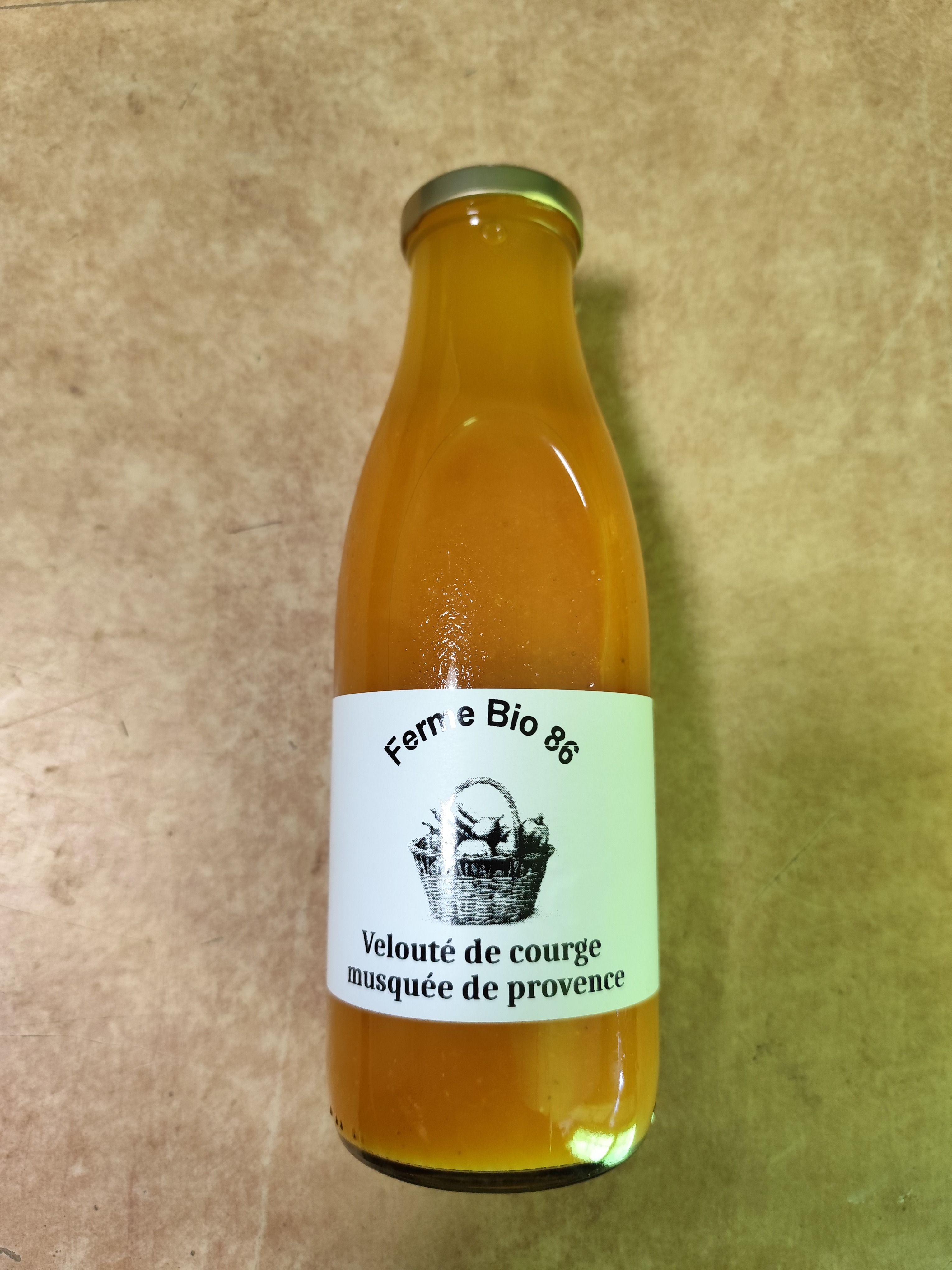 Soupe velouté de courge Musquée de Provence 75cl