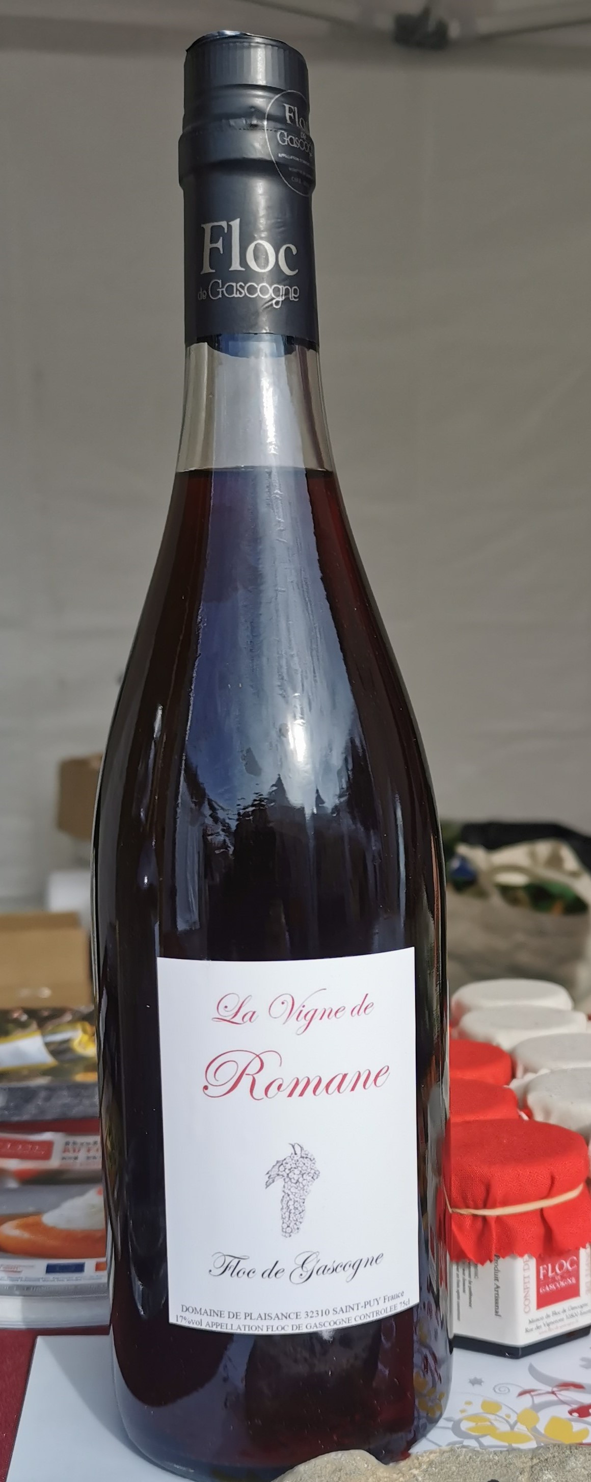 Floc de Gascogne Rosé, La Vigne de Romane.