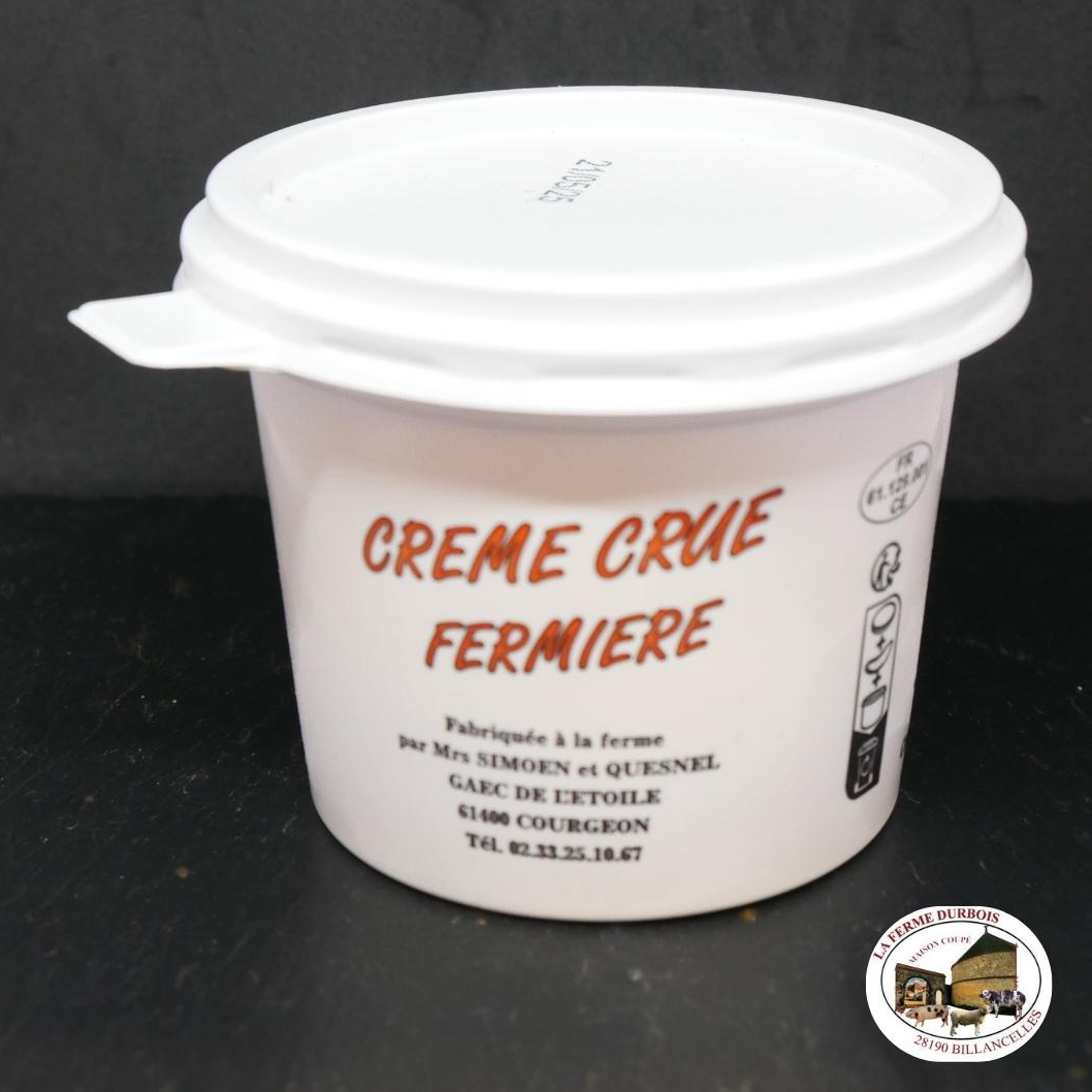 Crème fraiche crue fermière L'étoile