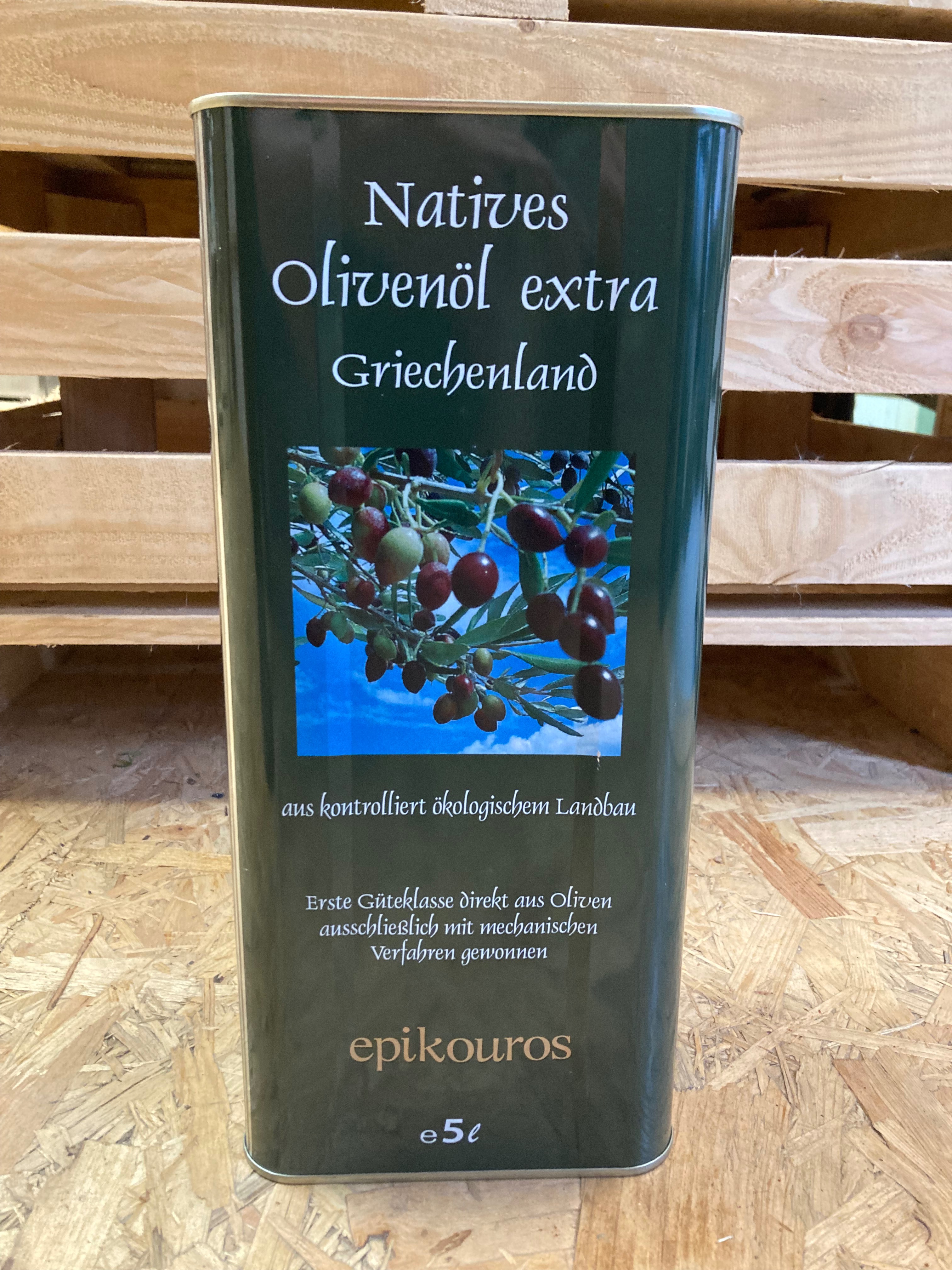 Huile d'olive Vierge Extra - 5l