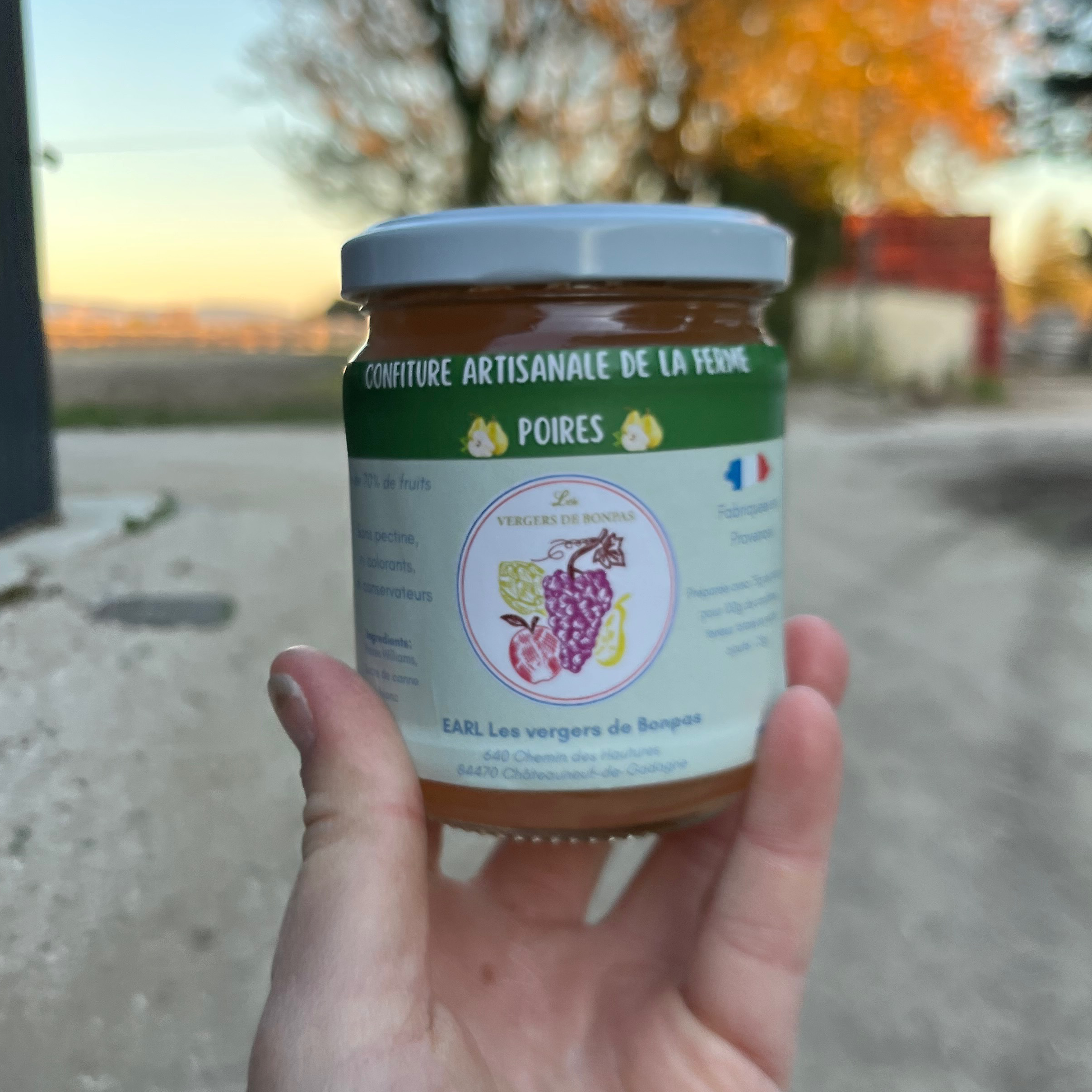 Confiture de poires - 250g