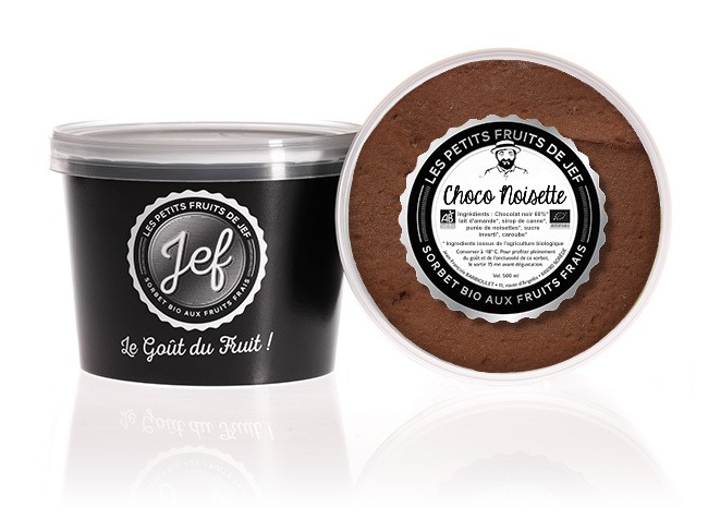Sorbet Bio - 500 ml - Choco Noisette