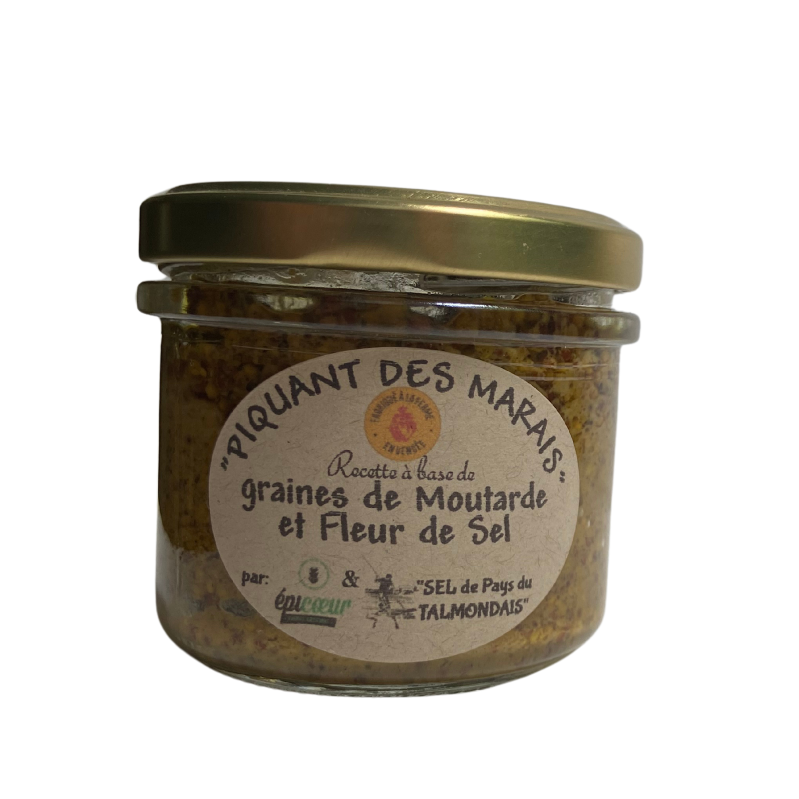 La piquant des Marais - moutarde à la fleur de sel - 100g