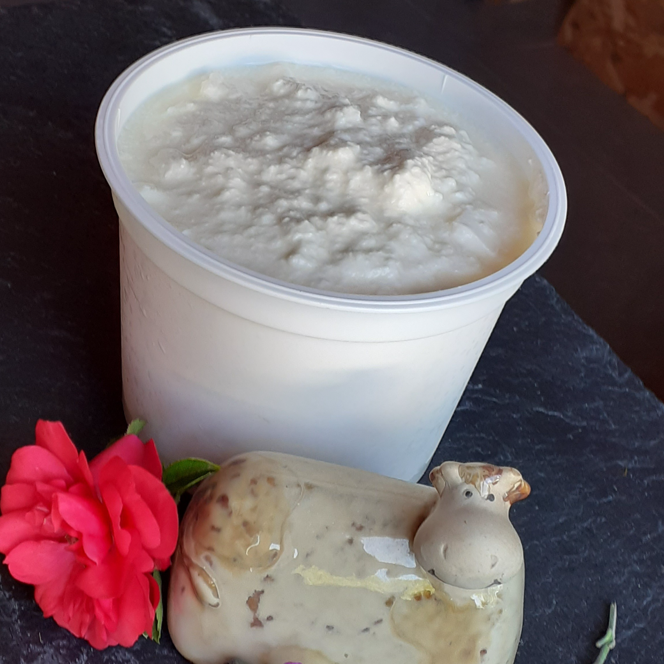 Fromage blanc type faisselle au lait maigre  (pot consigné) - 500g