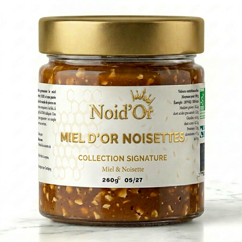 Miel d'Or noisettes - 200g