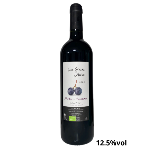 Vin Rouge Les Grains Noirs 2023