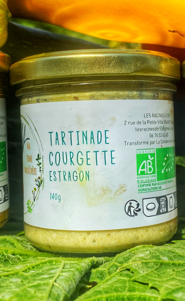 Tartinade Courgettes/Estragon B - 0,15kg