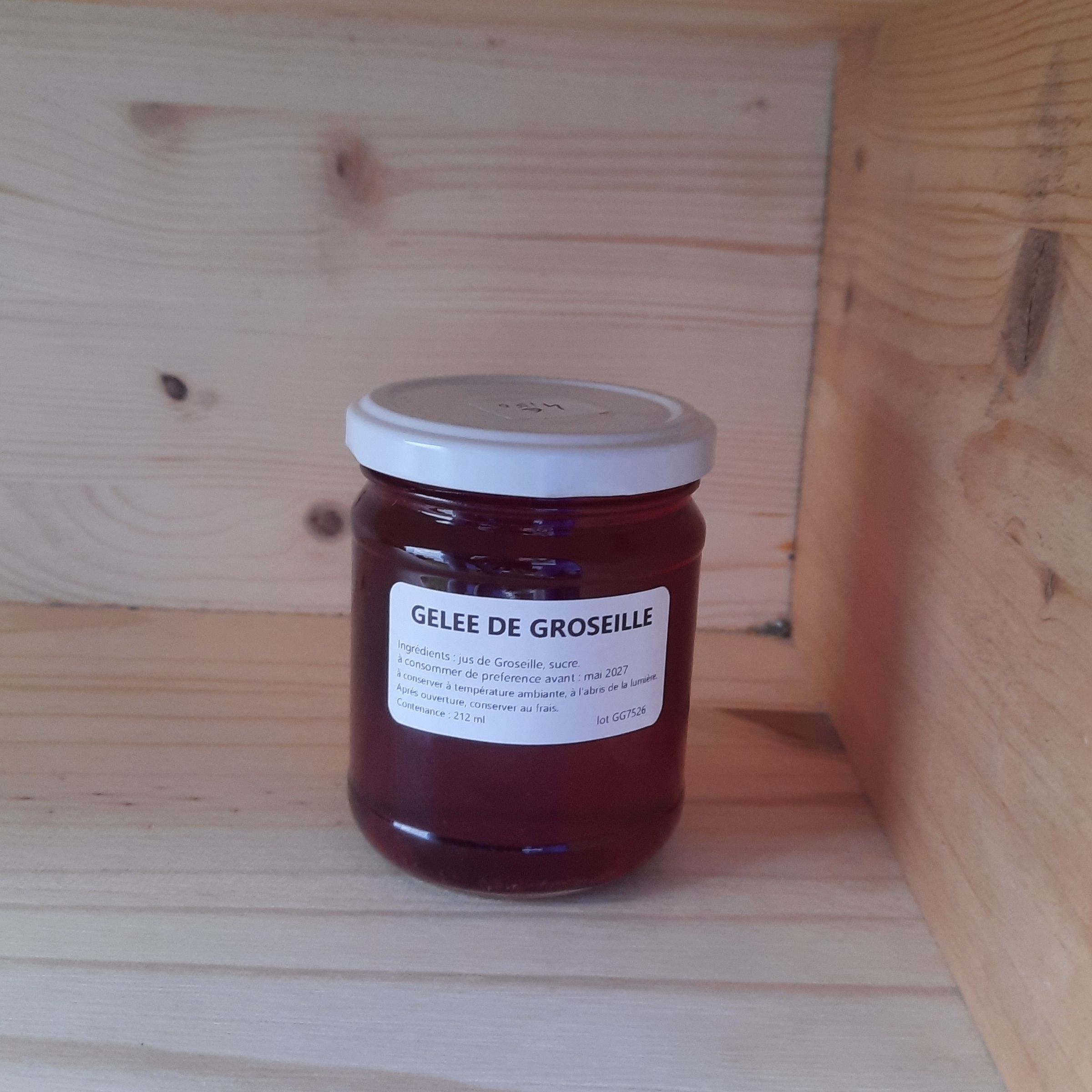 Gelée de groseille - 212ml