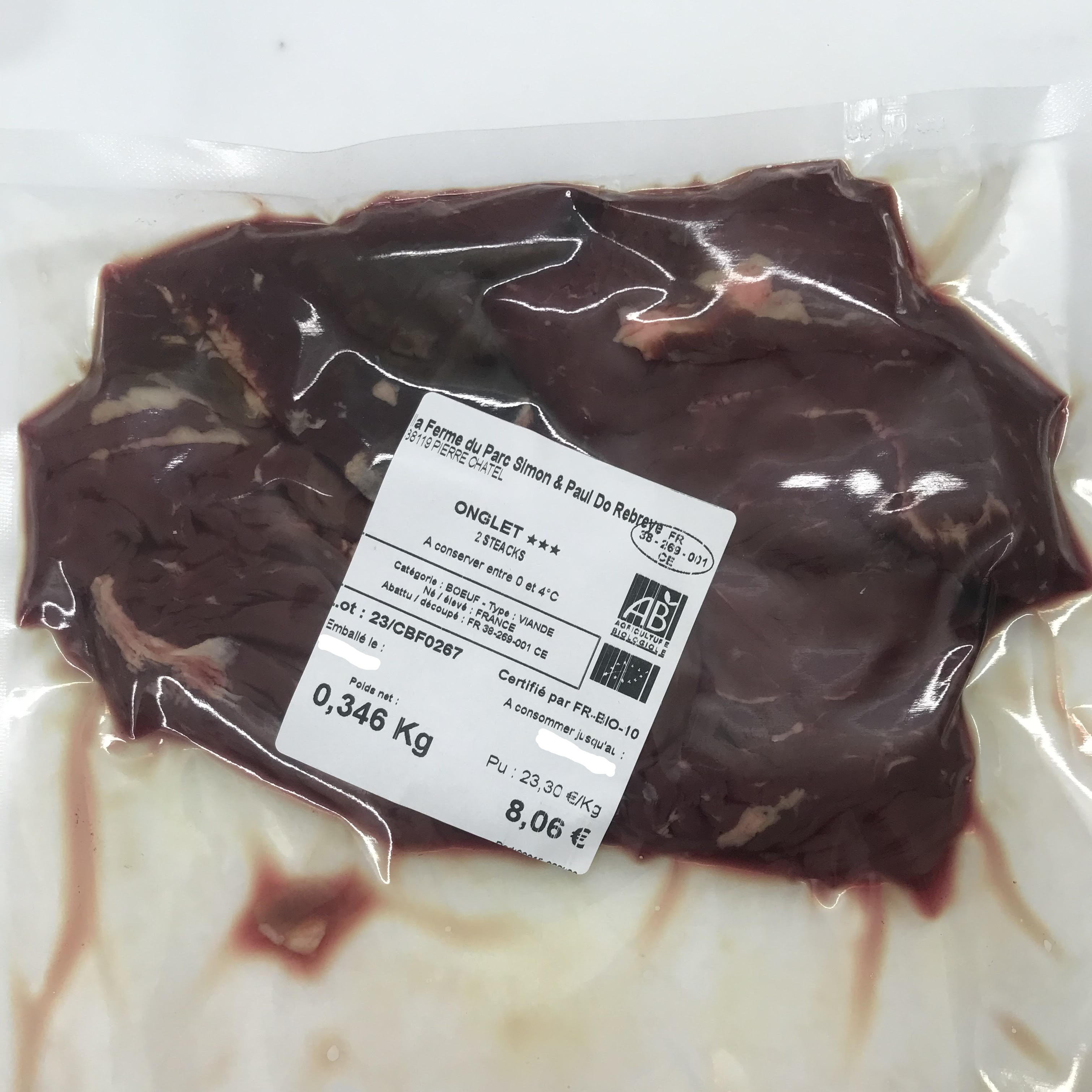 Onglet - 300g