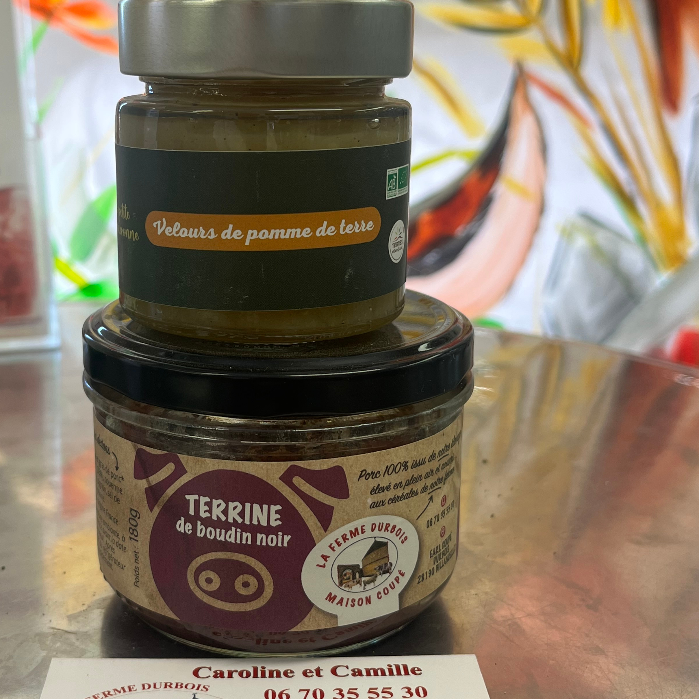 Découverte : Terrine Boudin Noir- Confiture de Pommes de terre - 280g