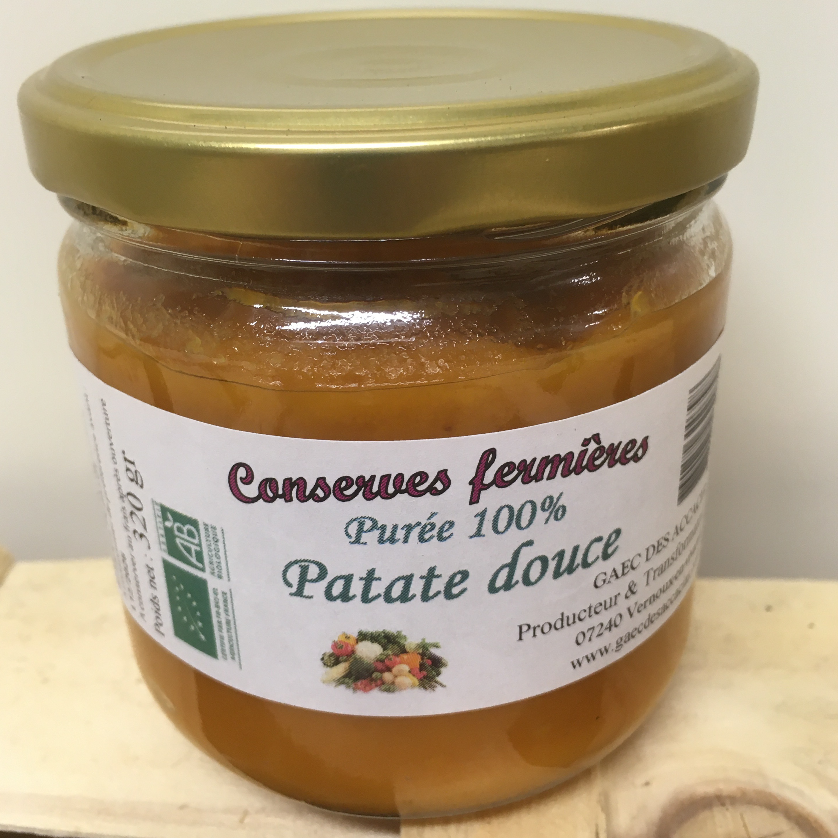 Purée de patate douce - 320g