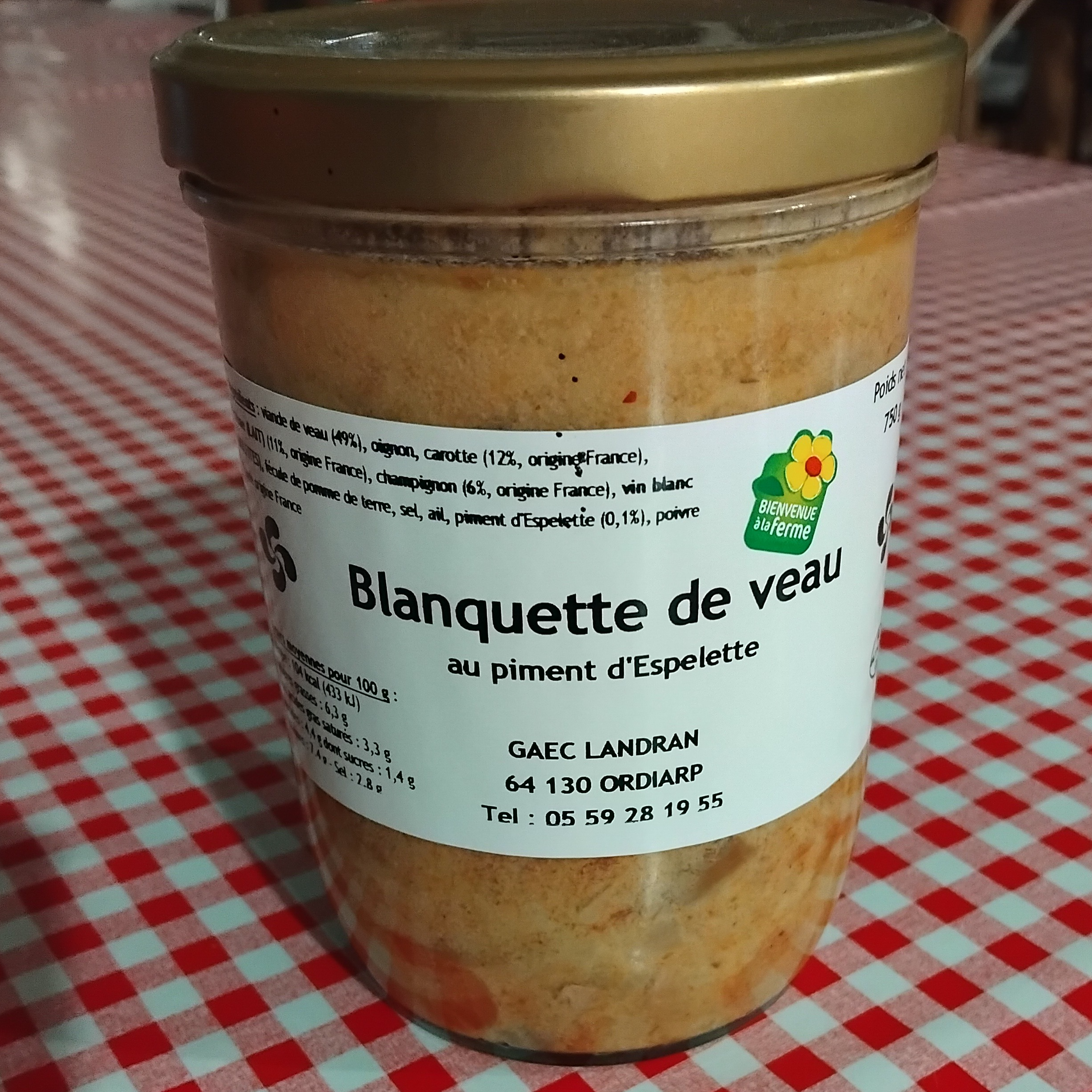 Blanquette de Veau - 750g