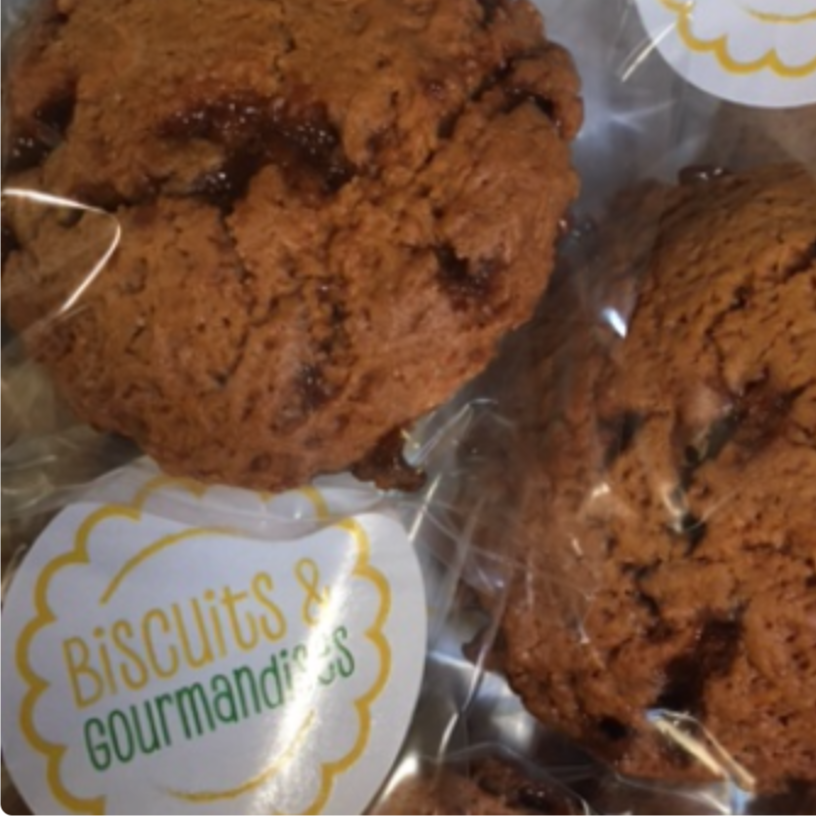 MINI paquet cookies   au caramel beurre salé - 35g