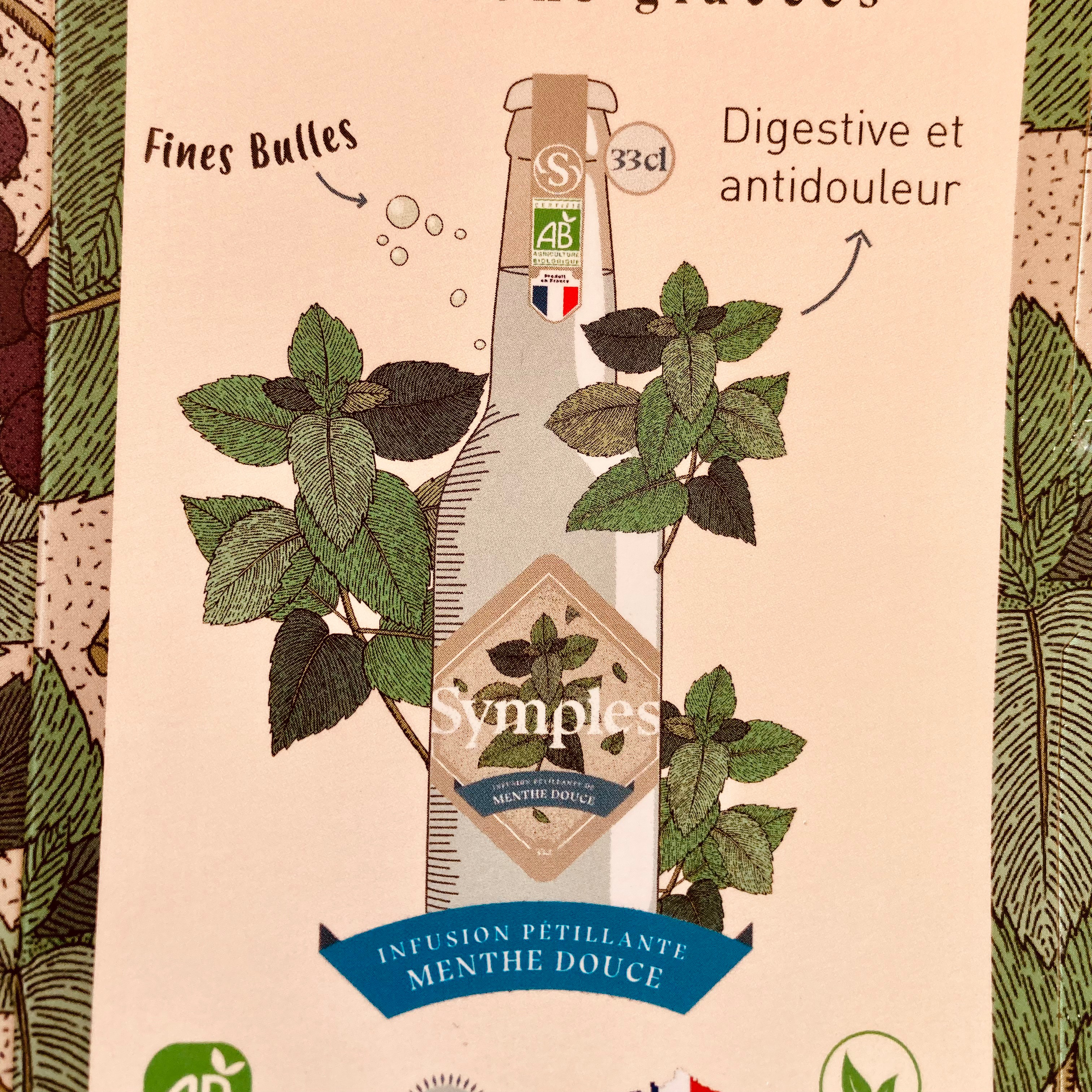 SYMPLES MENTHE DOUCE (33CL)