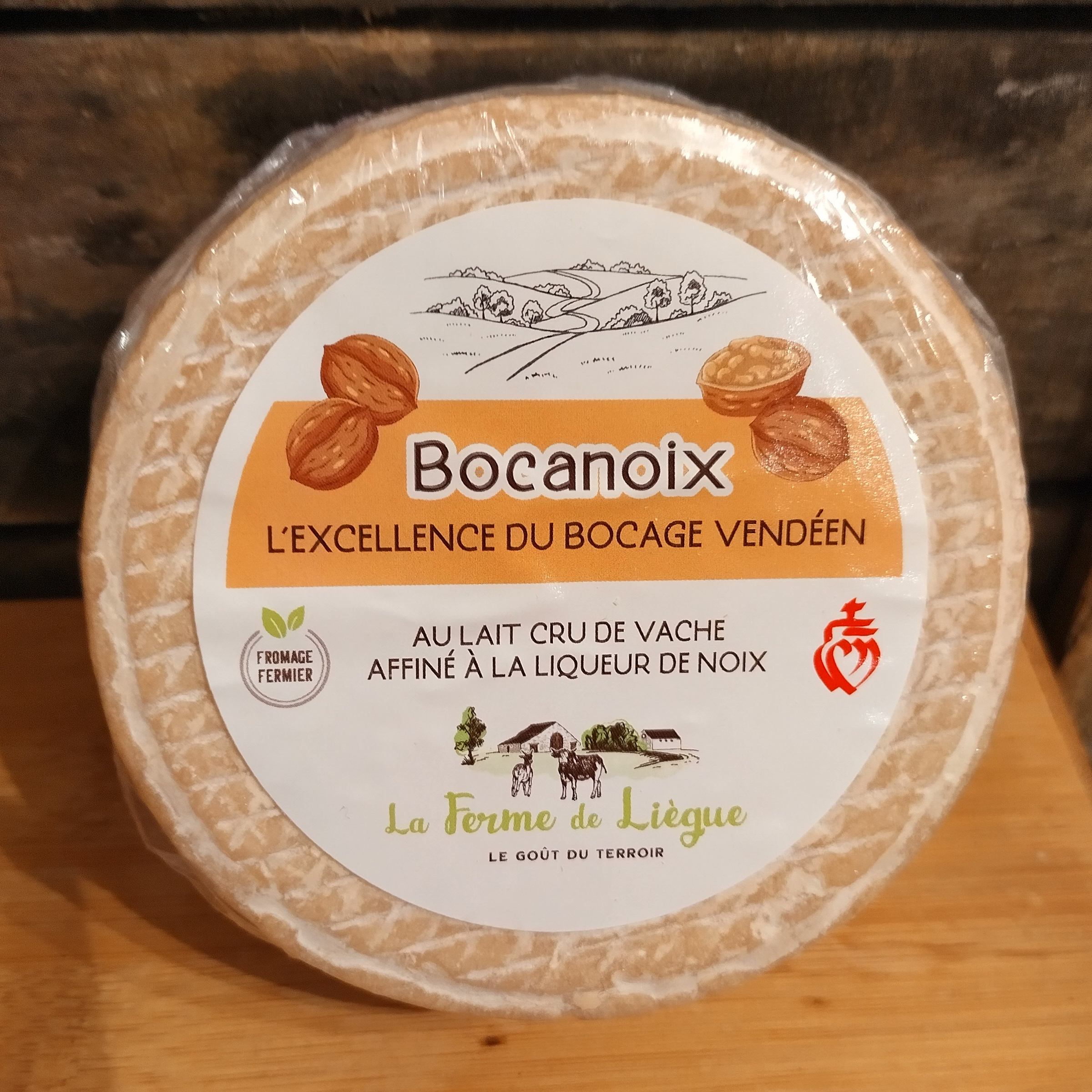 Tommette de vache à la noix bio