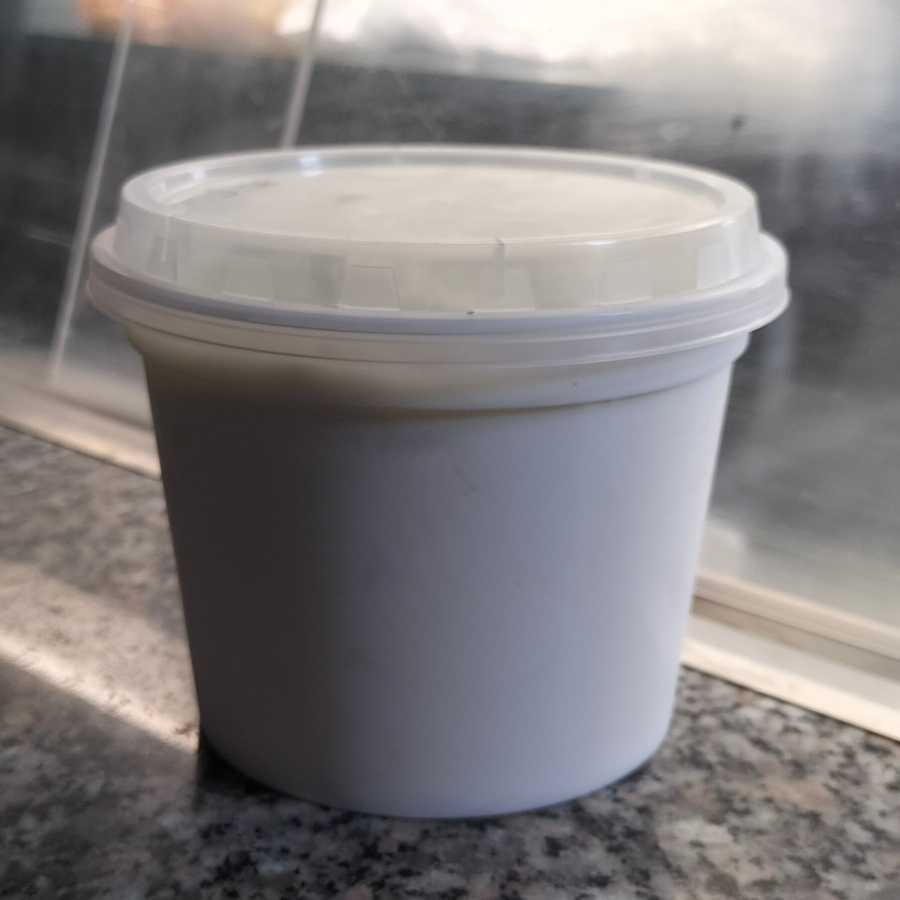 Fromage blanc ( au lait de vache) 3.90€ + 0.50€ de consigne - 500g