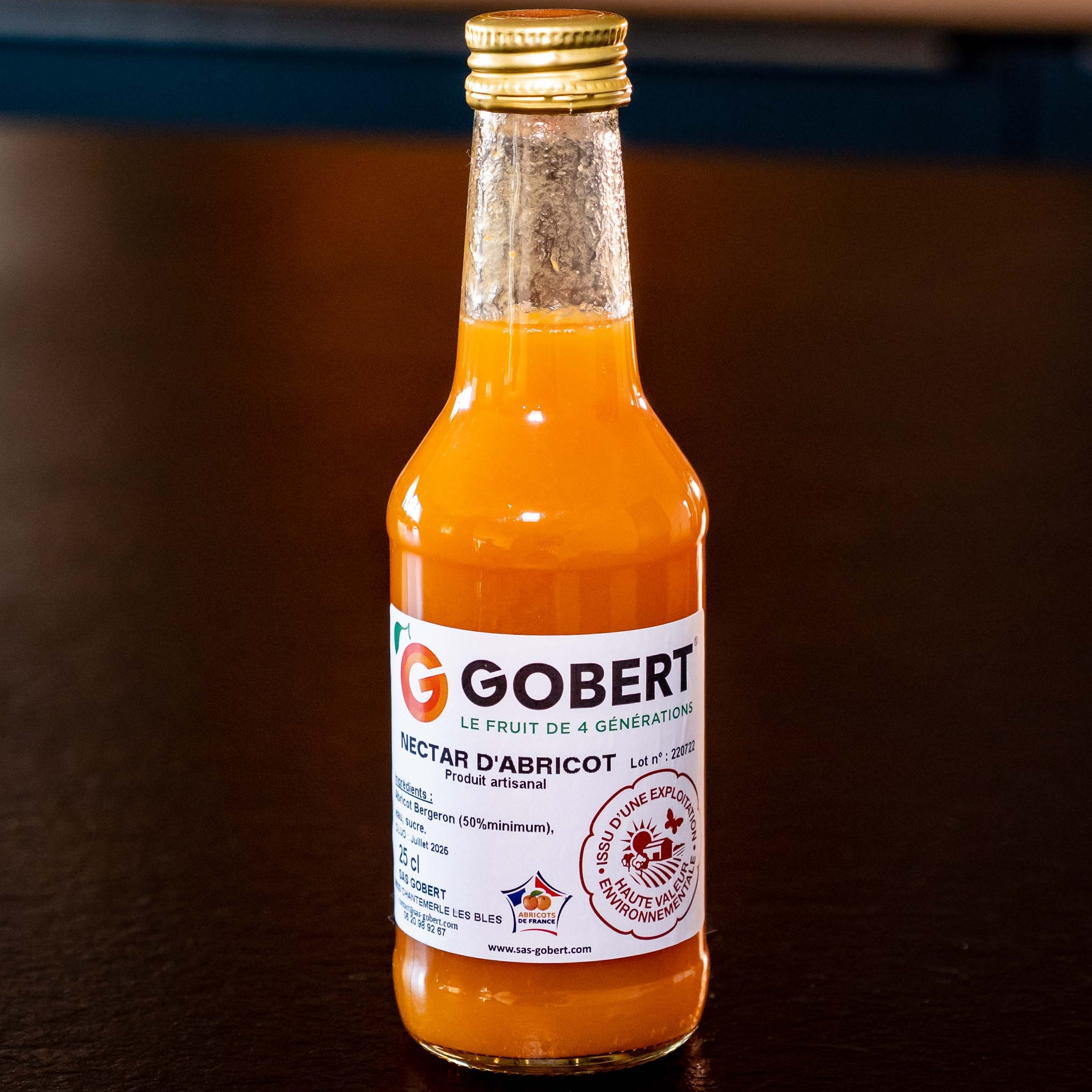 Nectar d'abricot 25cl