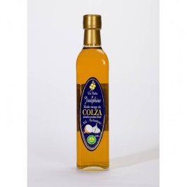 Bouteille 25 cl huile vierge de colza, ail échalote
