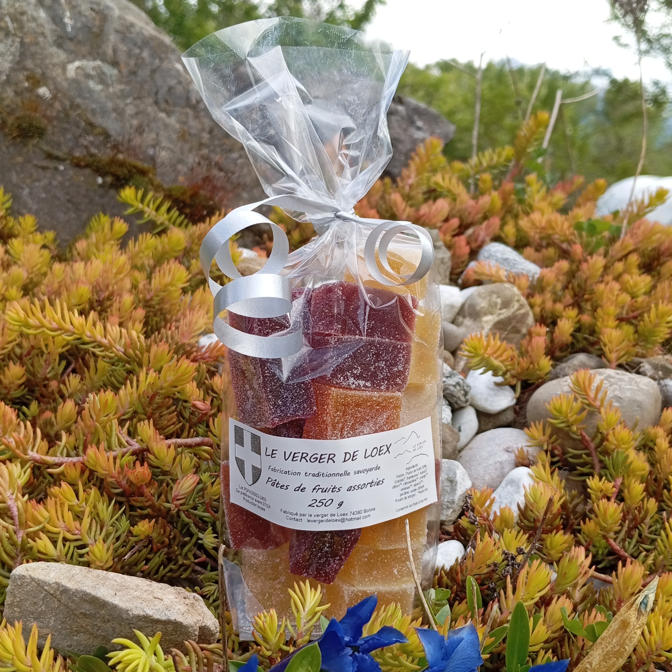 Assortiment de pâtes de fruits du verger - 250g