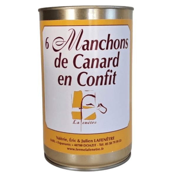 6 Manchons Confit De Canard