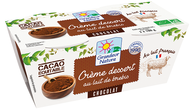 Crème dessert Brebis Chocolat - 200g