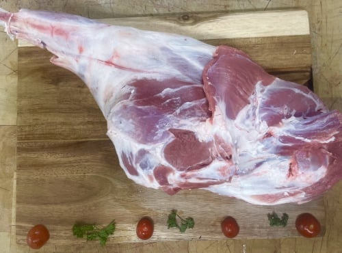 Gigot entier d'agneau fermier - ferme durbois - 1,8kg