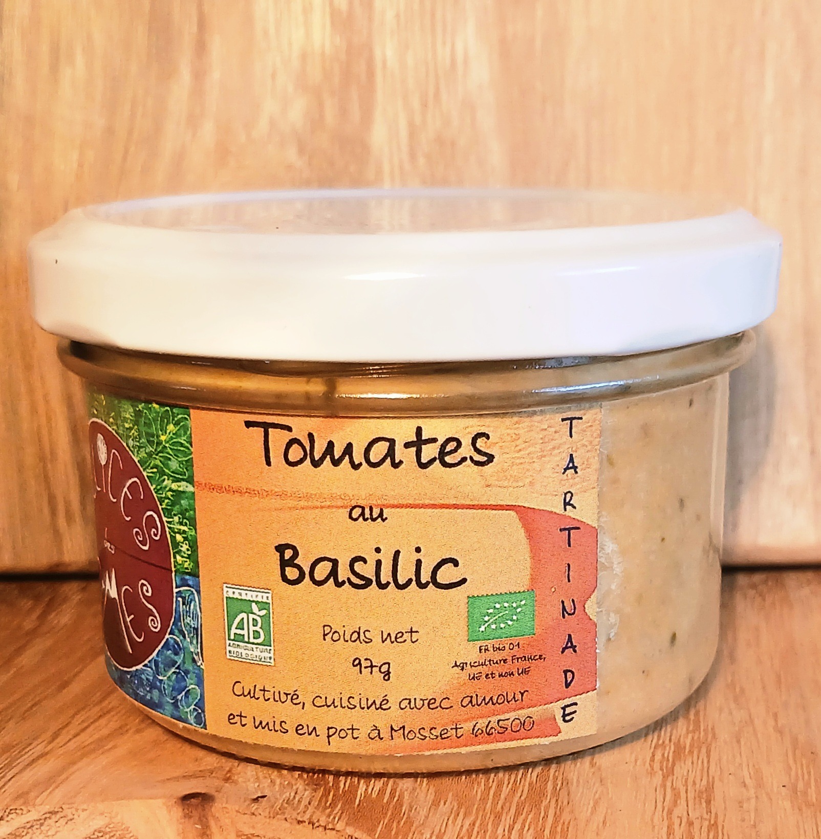 Tartinade Tomate Basilic - 97g