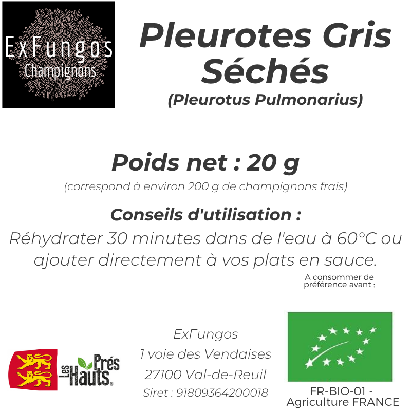 Pleurotes - 20g