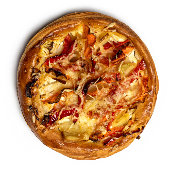 Tartelette feuillettée aux légumes du marché BIO*