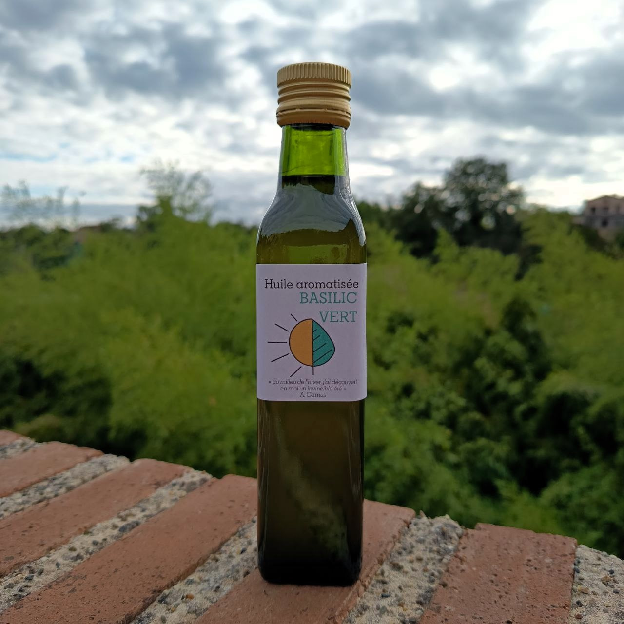 Huile aromatisée • Basilic vert - 250ml