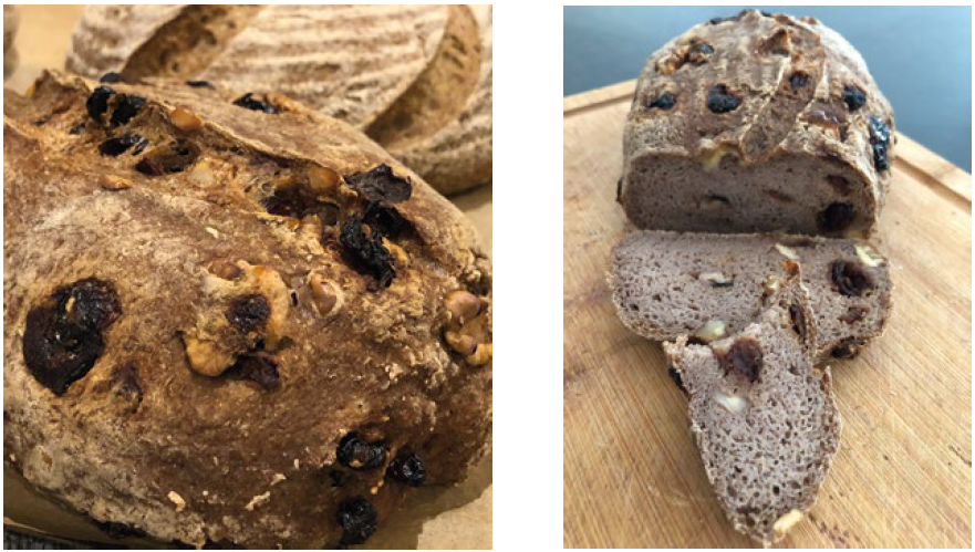 PAIN AU LEVAIN NOIX / CRANBERRIES - 500g