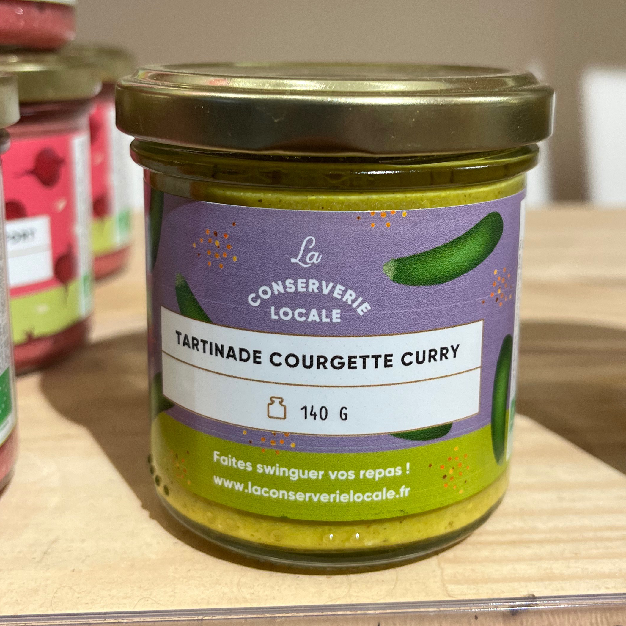 TARTINADE COURGETTE CURRY
