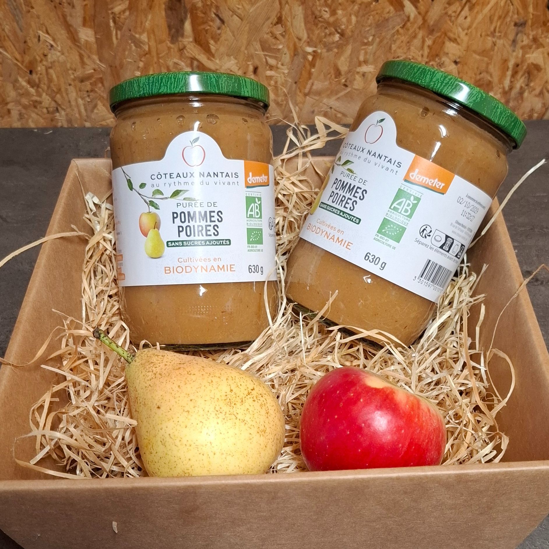 Purée pommes / poires - 630g