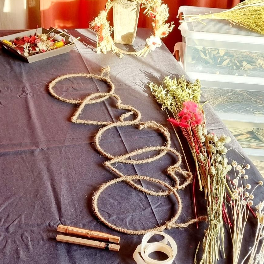 Atelier d'art floral enfant