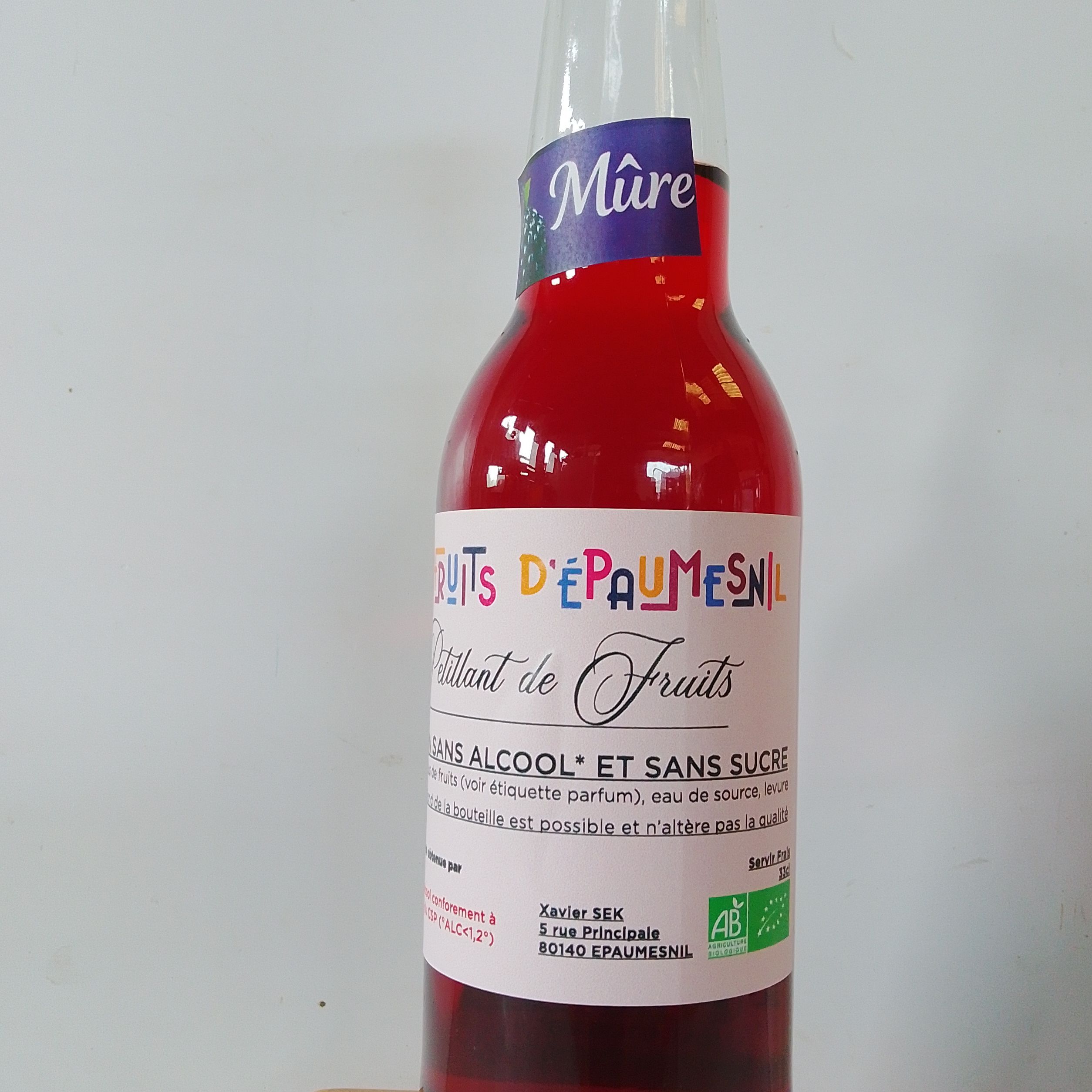 pétillant de Mûre - 33cl