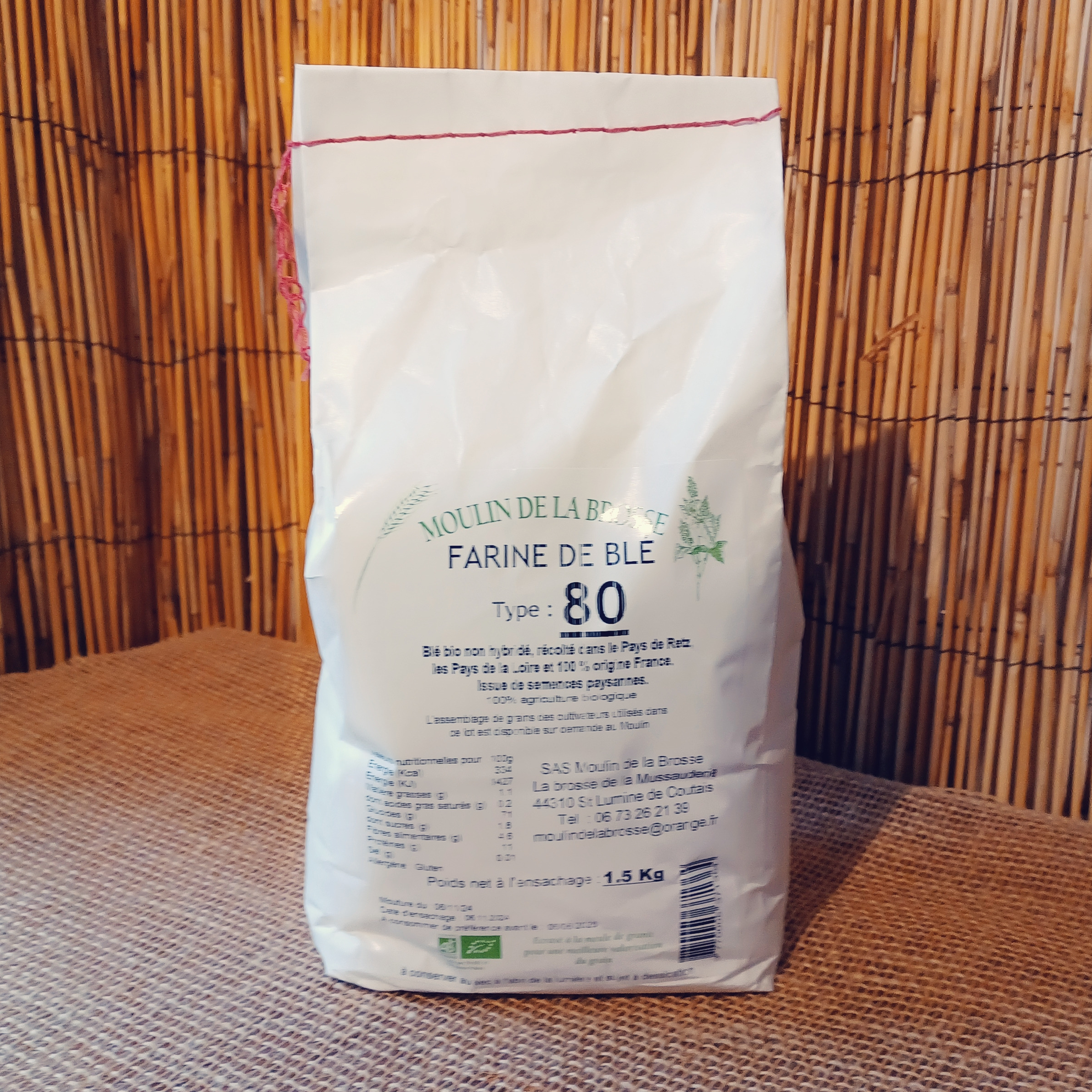 Farine Blé T80 - 1,5kg