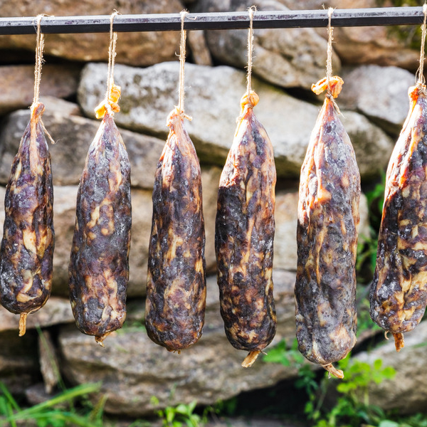 Saucisson de Porc Mangalica "la Grume du Catié" sans nitrite - 200g