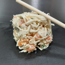 SALADE REMOULADE DE TRUITE FUMEE